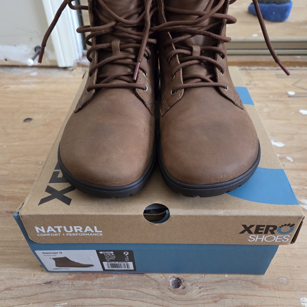 Xero Shoes Men’s Brown Chukka Boots - Classic Lace-Up Comfort